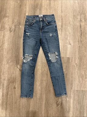Agolde Distressed High-Rise Women's Jeans